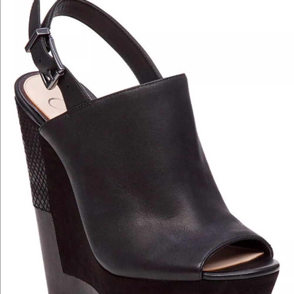 Black wedge Jessica Simpson shoes